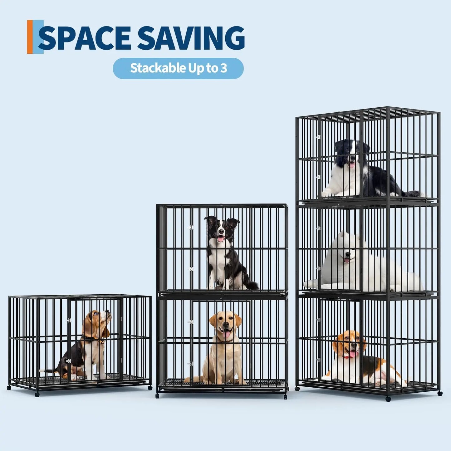 Heavy Duty Stainless Steel Dog Crate