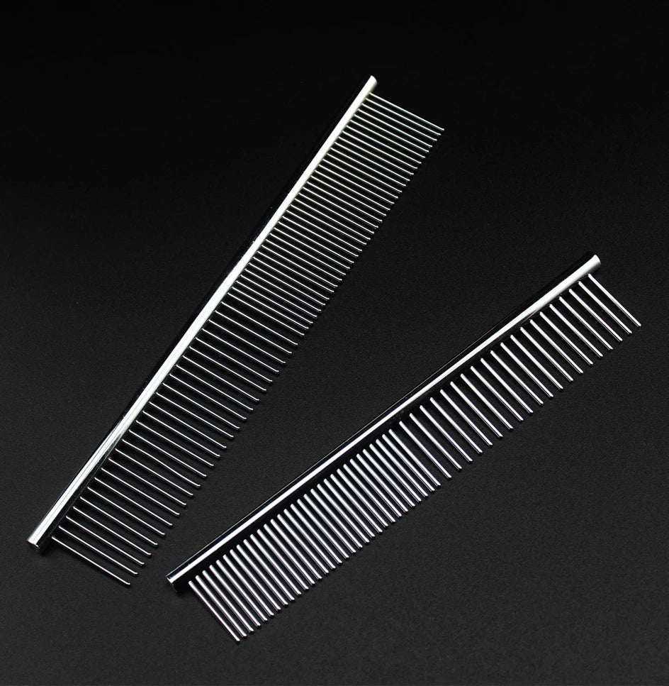 Stainless Steel Dog Comb Long