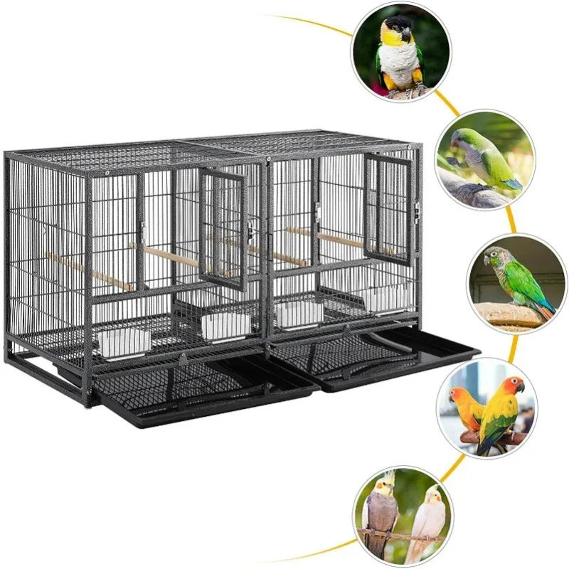 Parakeet Bird Cage for Canaries Cockatiels Lovebirds Finches