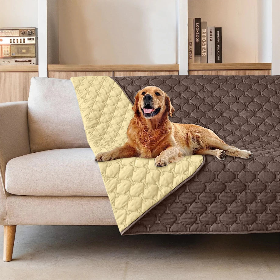 Double-Faced 100% Waterproof Dog Sofa Blanket