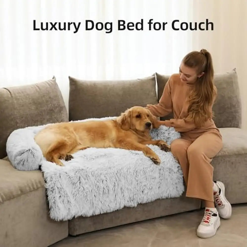 Fluffy Plush Calming Dog Bed Mat