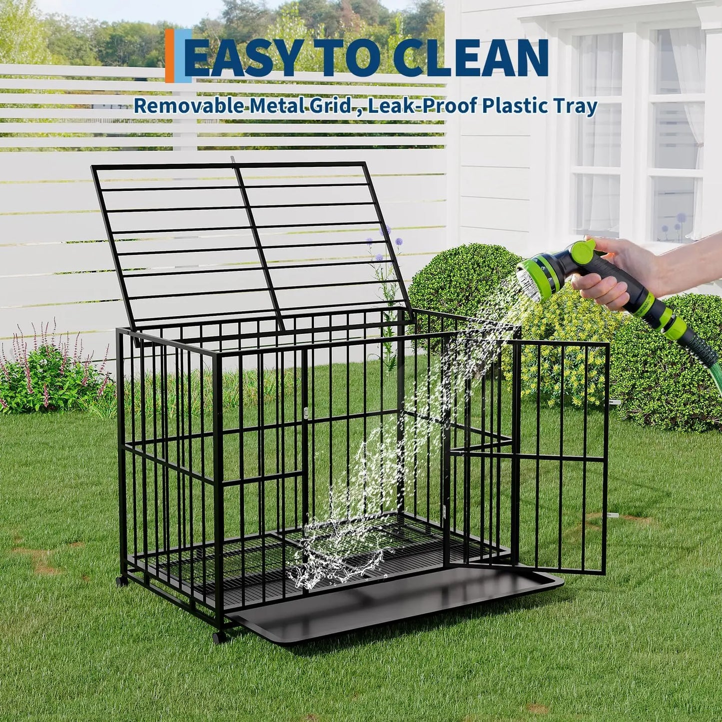 Heavy Duty Stainless Steel Dog Crate