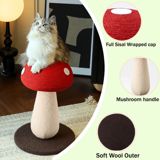 Mushroom Scratching Post