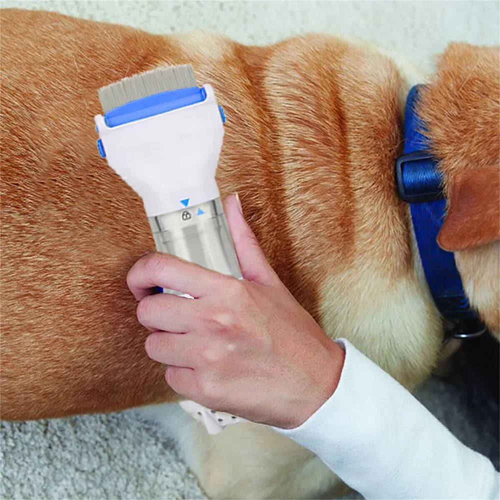 Electric Vacuum Lice Comb Pet Lice Grabber Comb