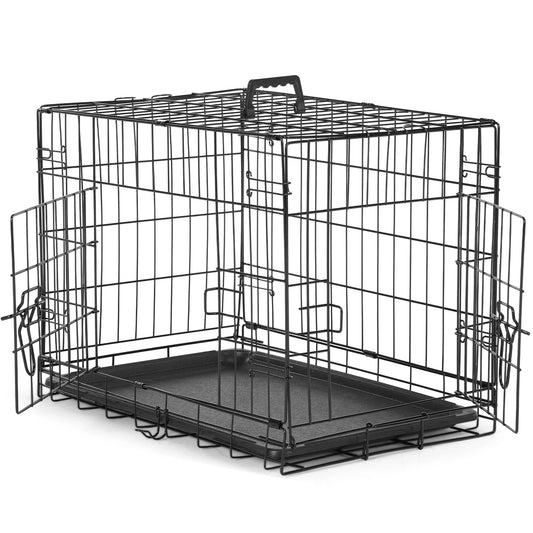 48 Inch Double Door Folding Metal Wire Dog Kennel