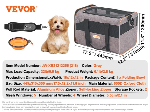 Pet Cat Carrier Backpack