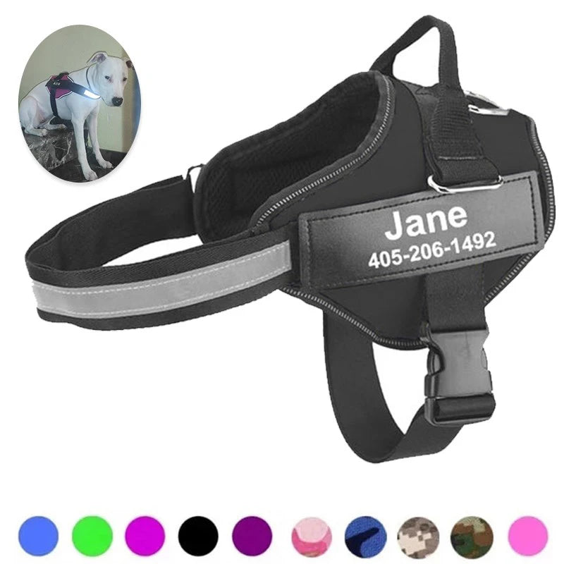 Dog Harness Adjustable Pet Vest Reflective