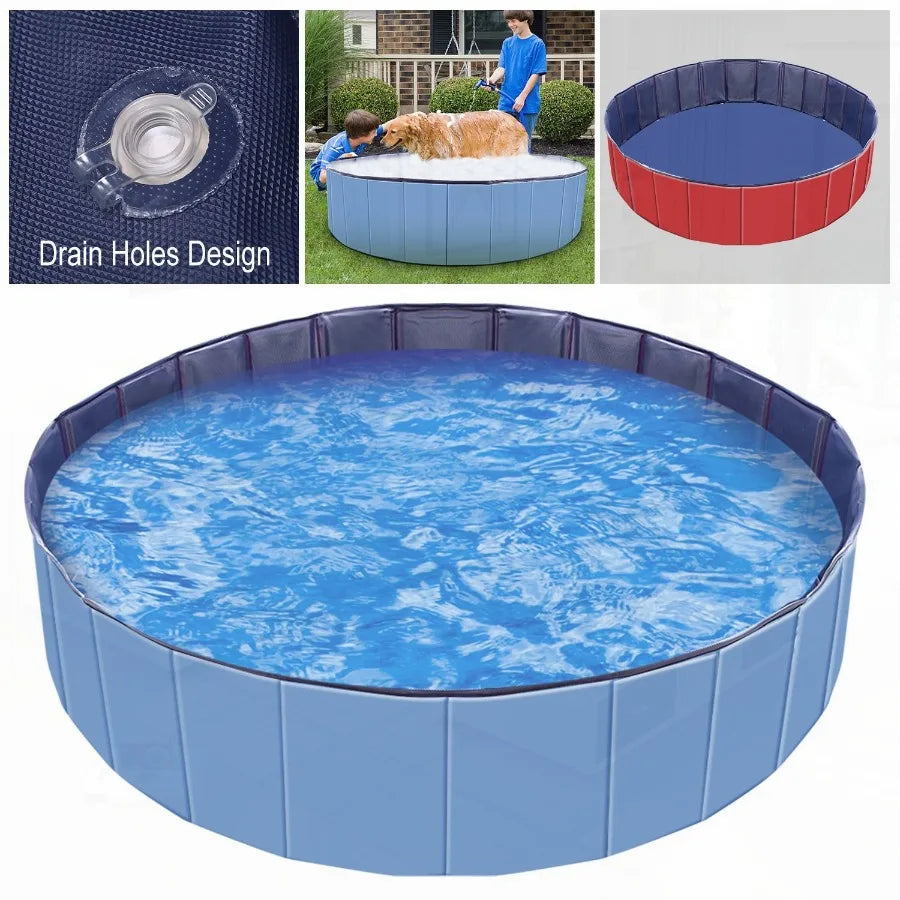 Foldable Pet Swimming Pool PVC Dog Swim Pool