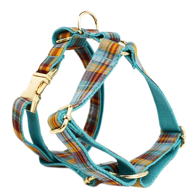 Dog Collar Leashes Harness Bow Set
