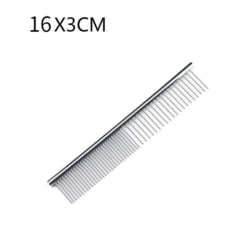Stainless Steel Dog Comb Long