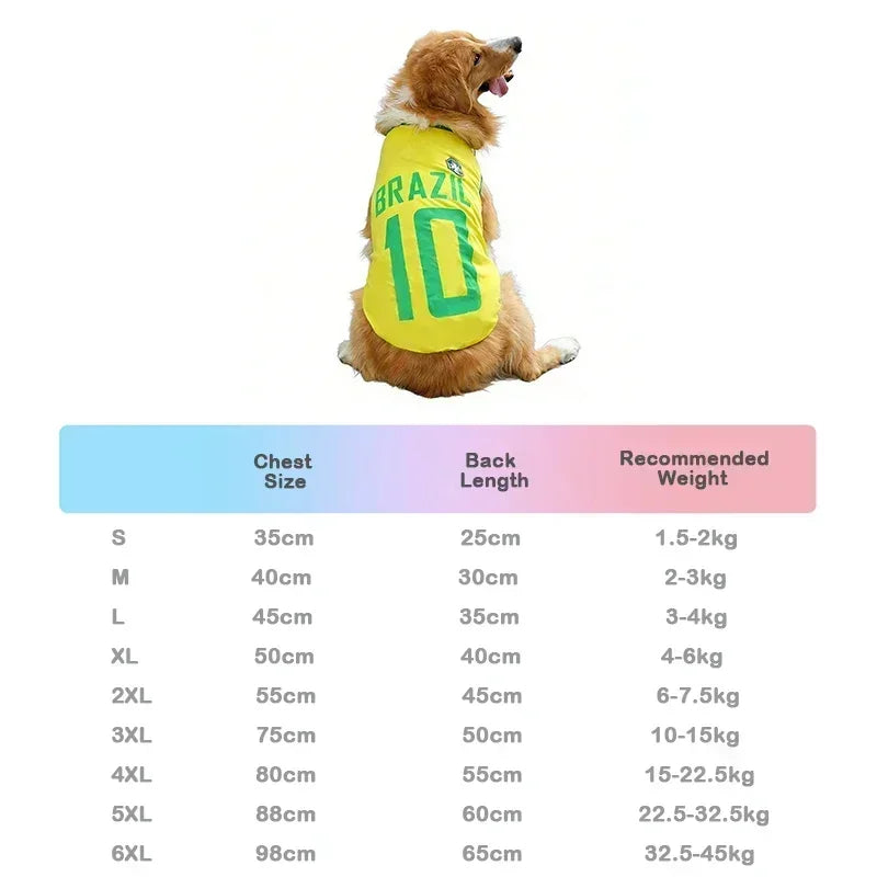 Pet World Cup National Team Jersey