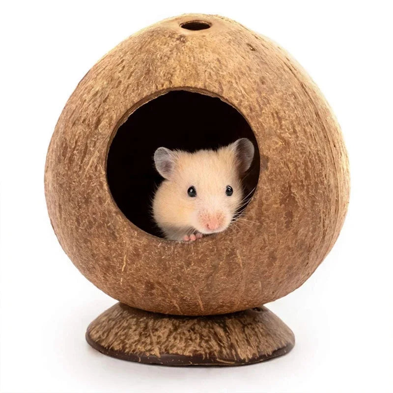 Natural Small Pet Coconut Cages