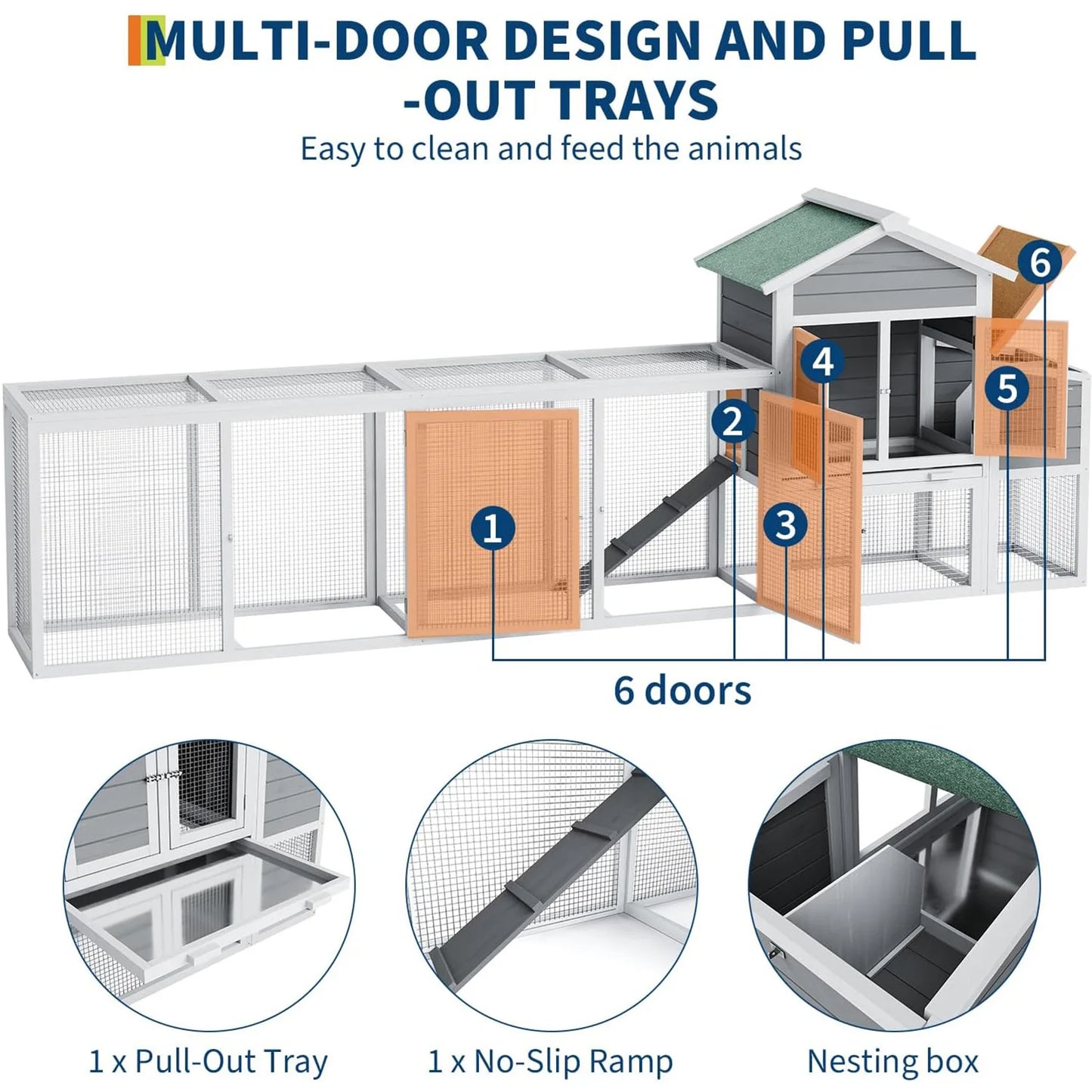 Weatherproof  Multi-Pet Hen House