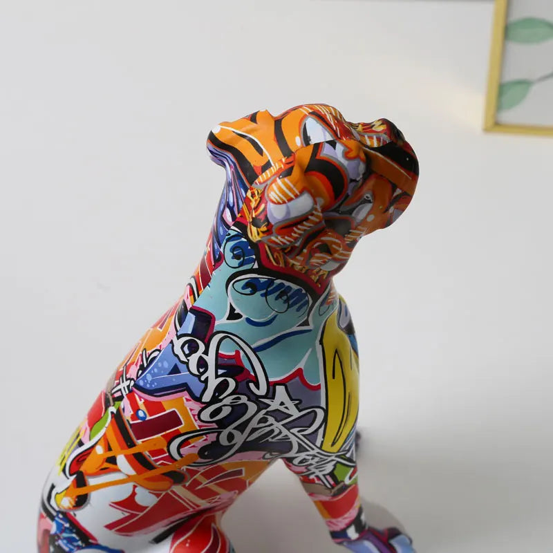 Creative Painted Art Dog Decor