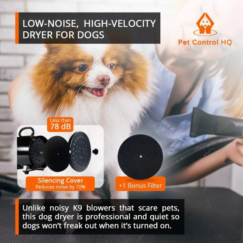 Dog Hair Dryer Blower for Grooming