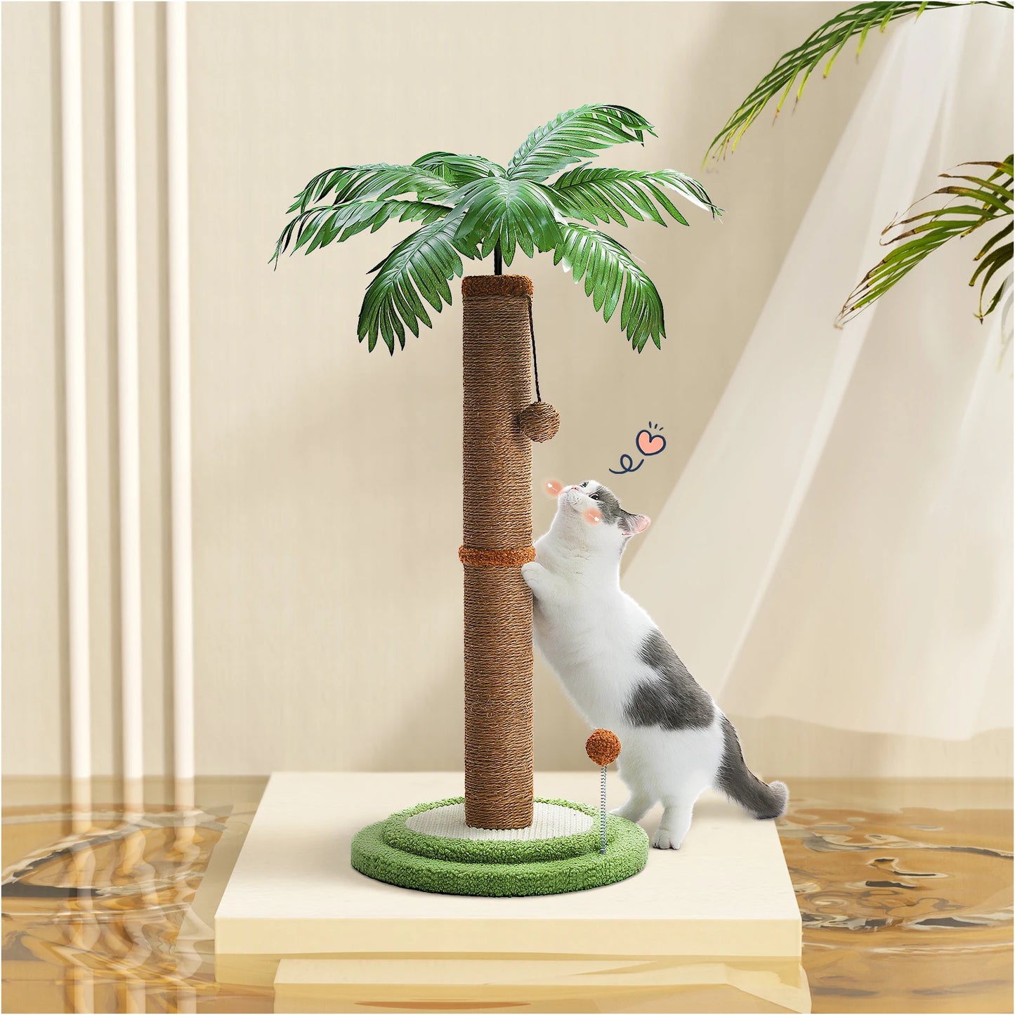 Palm Tree Cat Scratcher for Large Cats