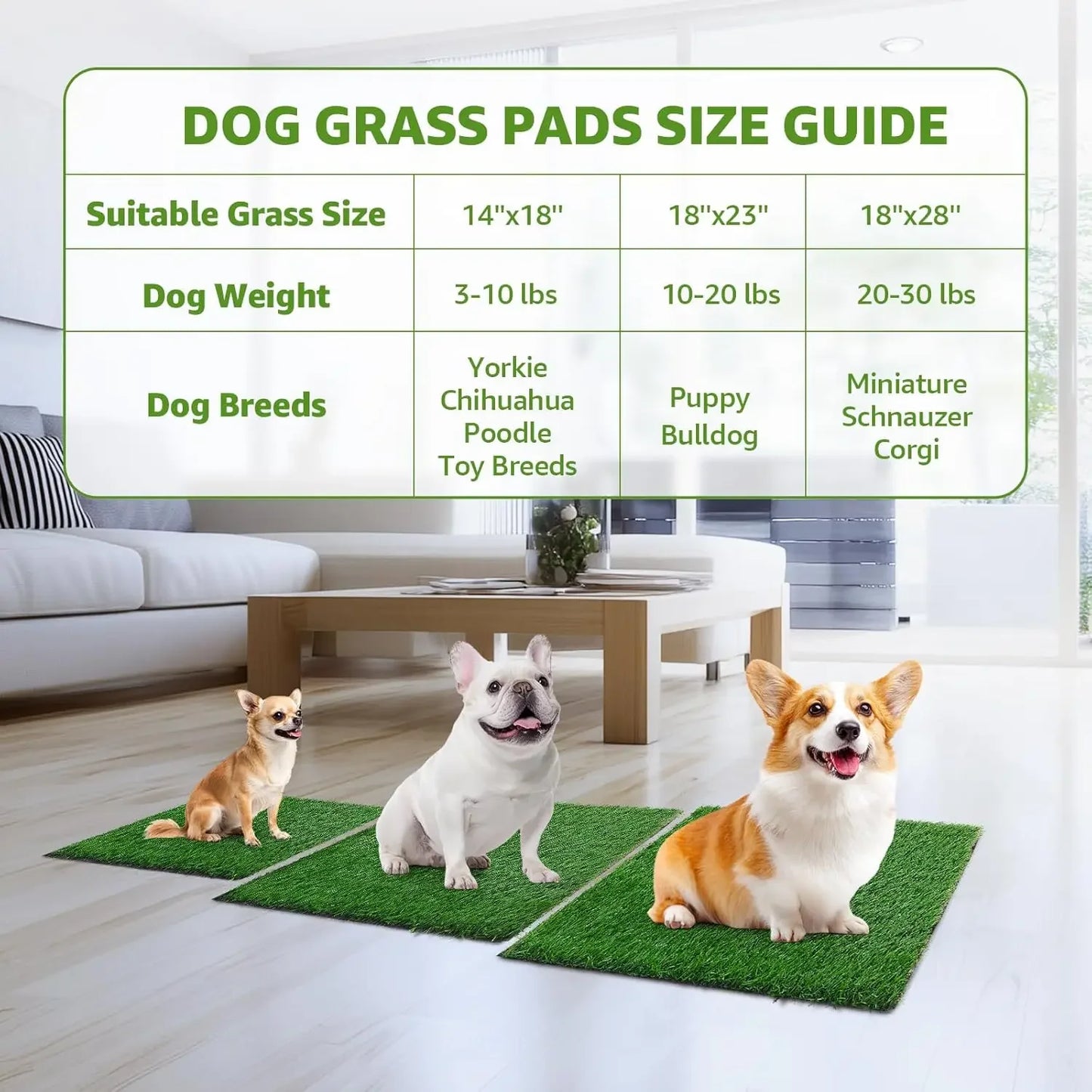 Dog Grass Pee Pads, Artificial