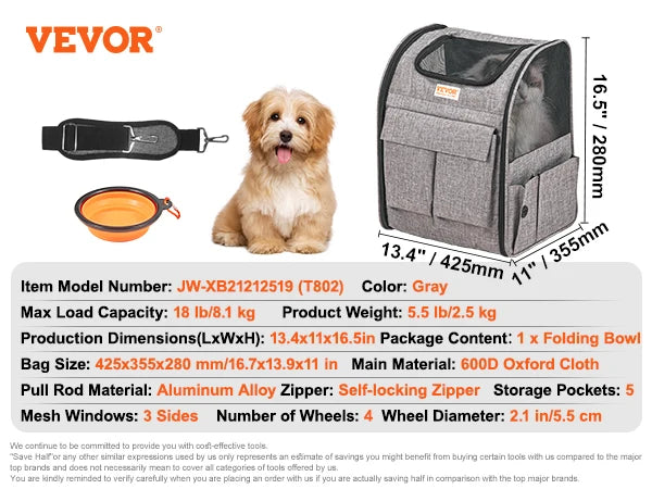 Pet Cat Carrier Backpack