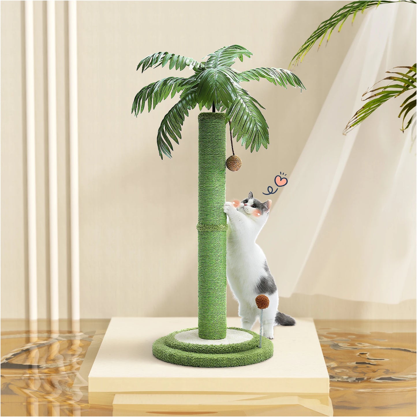 Palm Tree Cat Scratcher for Large Cats