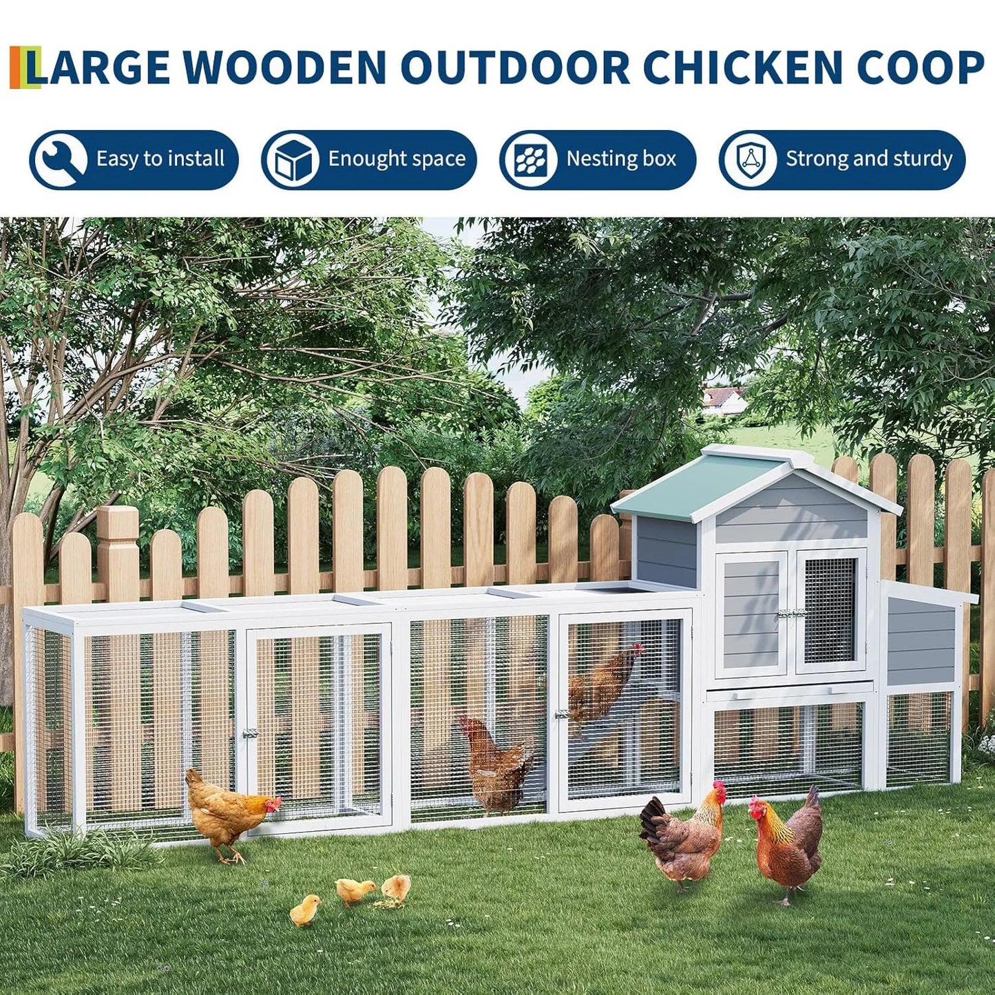 Weatherproof  Multi-Pet Hen House