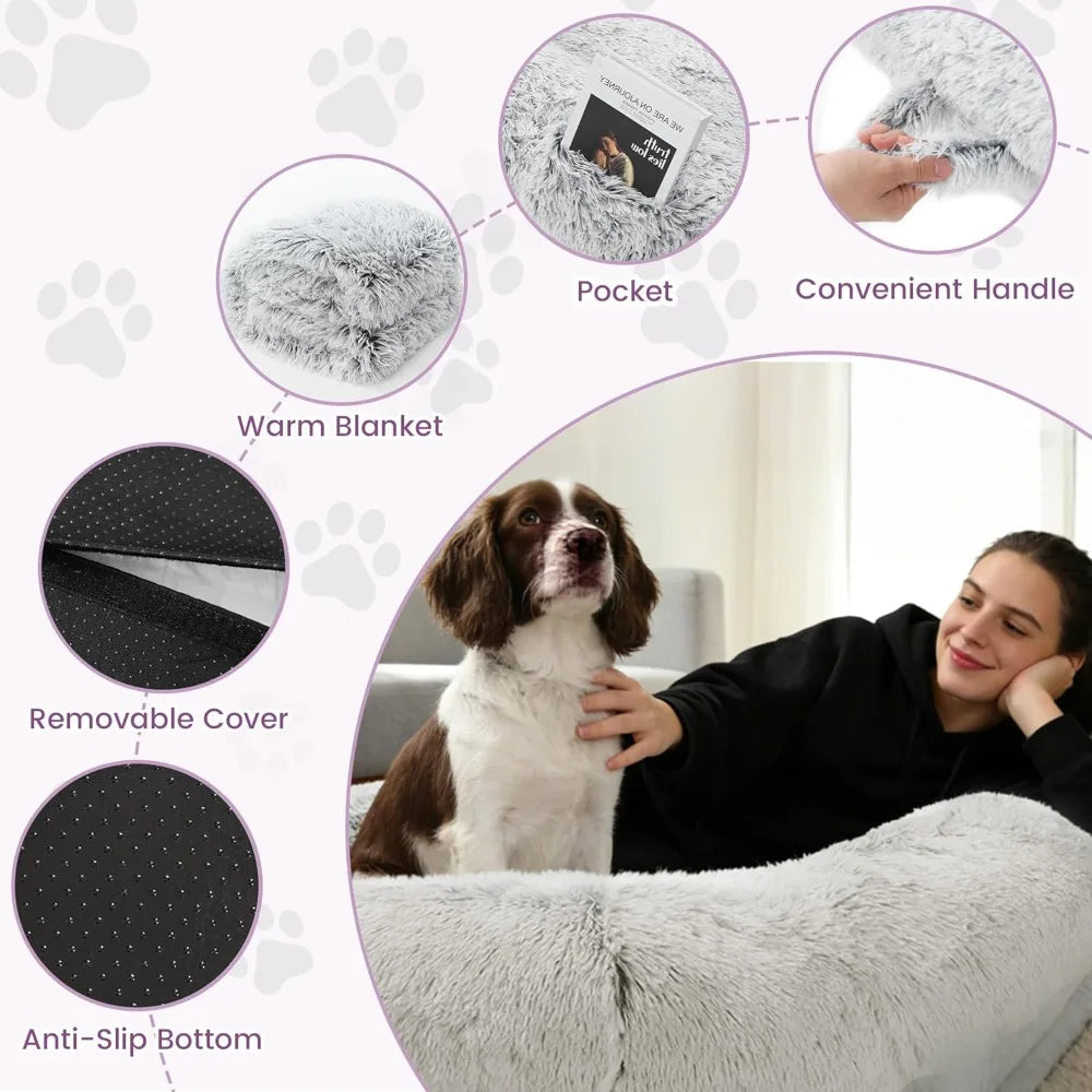 75x43 Inch Orthopedic Human Dog Bed