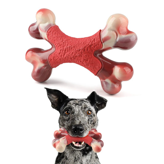 Pet Dog Chew Toy Durable Dog Double Bone