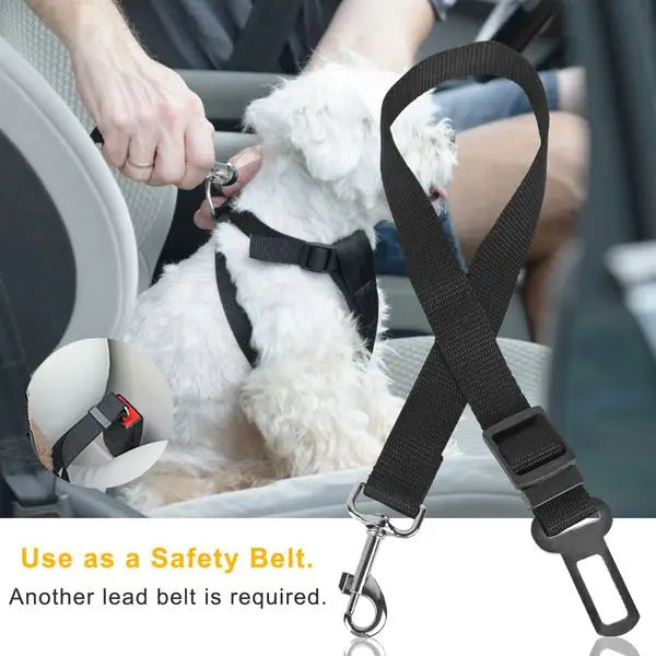 Dog Seat Belt Leash Adjustable