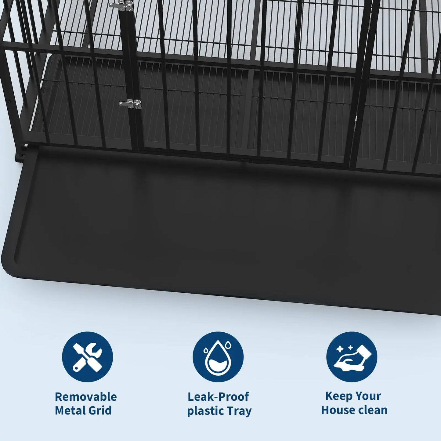 Heavy Duty Stainless Steel Dog Crate