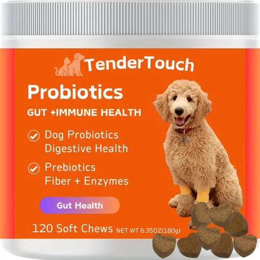 120 Chews -1 Pack,180g/6.35oz  Probiotics for Dogs