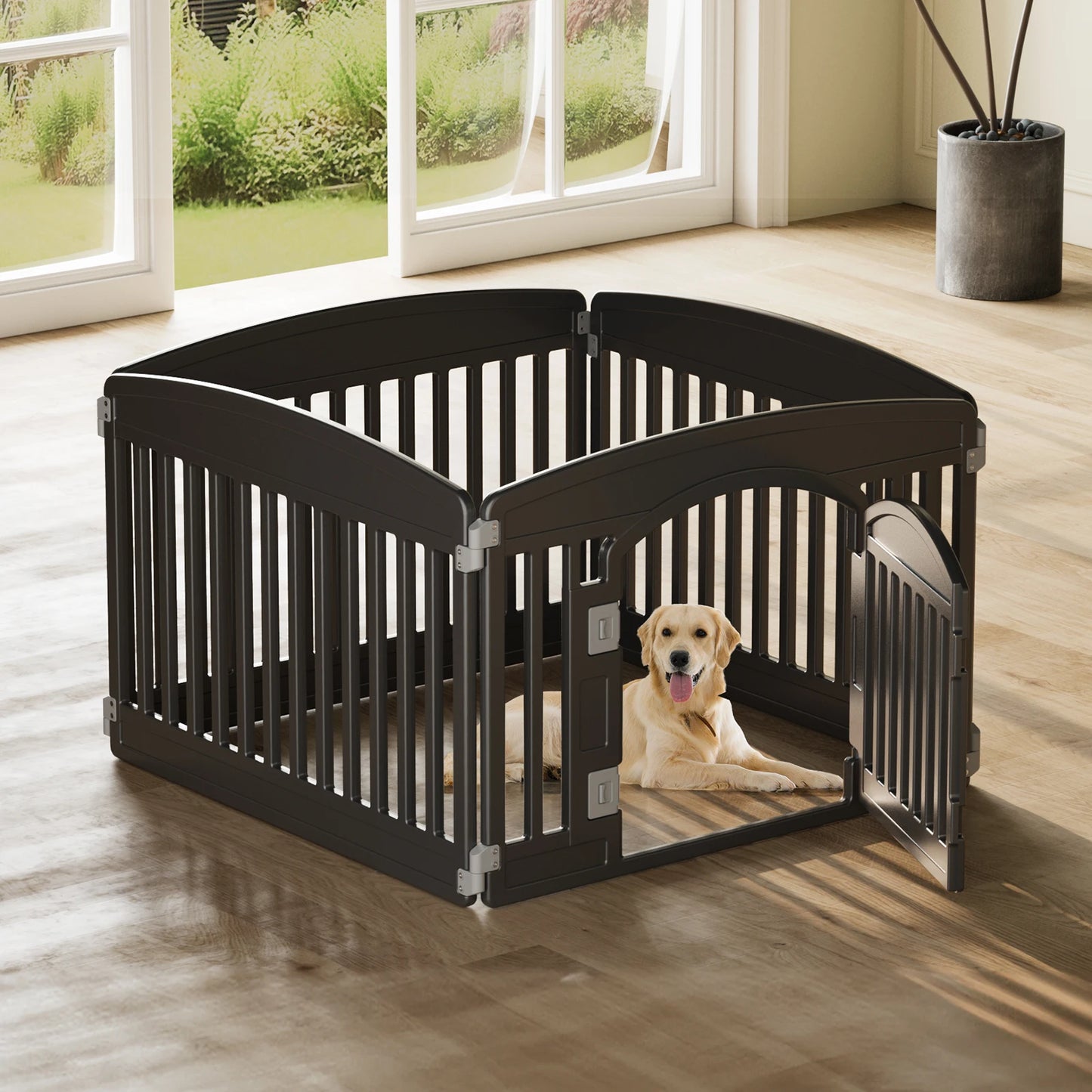 Plastic Dog Playpen 6 Panel