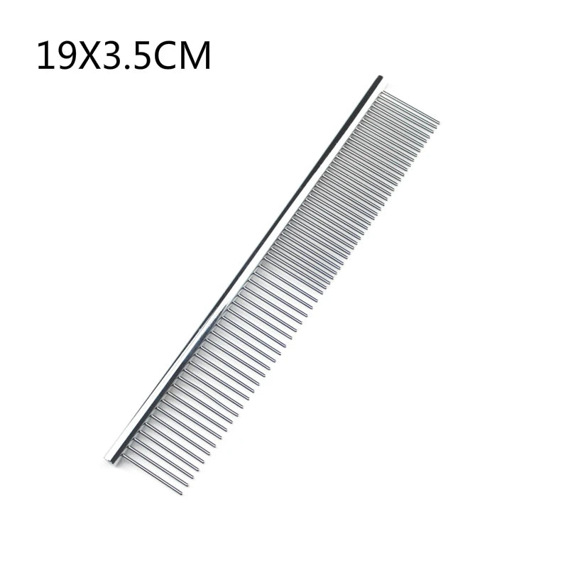 Stainless Steel Dog Comb Long