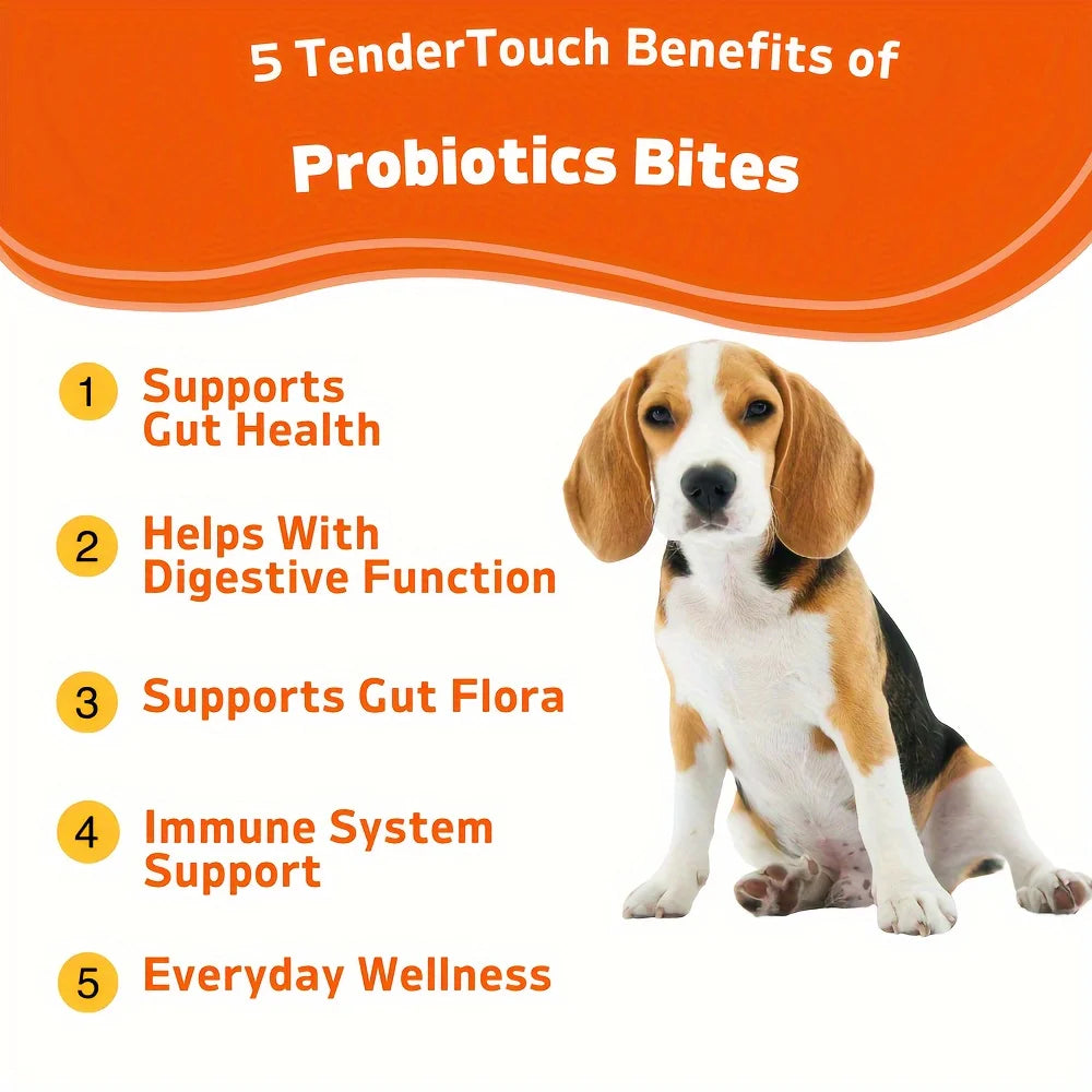 120 Chews -1 Pack,180g/6.35oz  Probiotics for Dogs