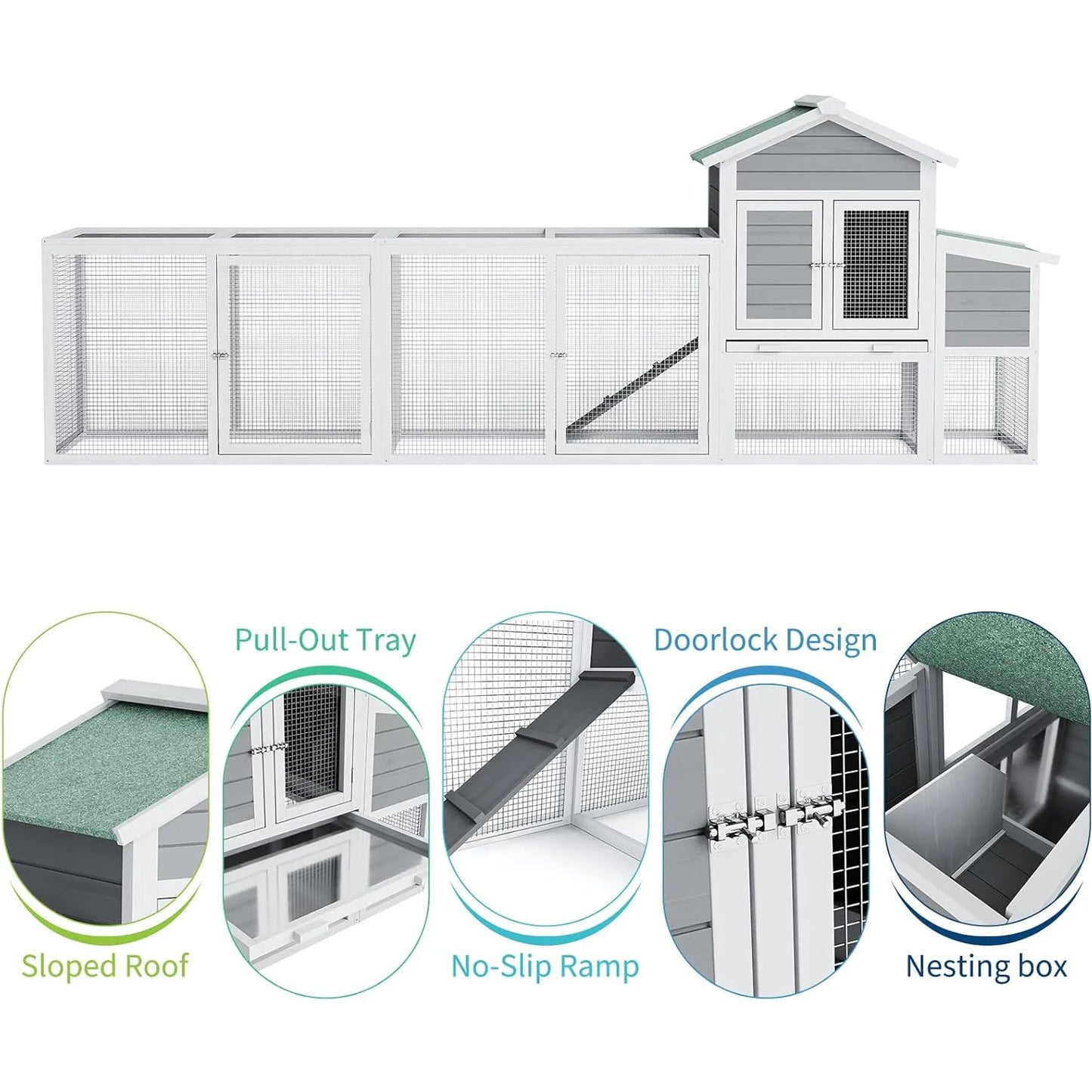 Weatherproof  Multi-Pet Hen House