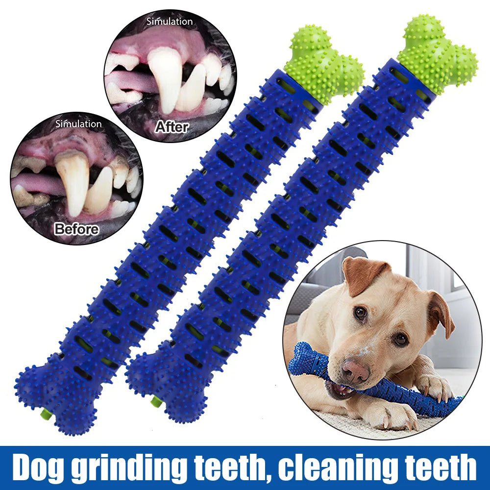 2pcs Dog Tooth Grinding Stick Pet Chew Toy Bone