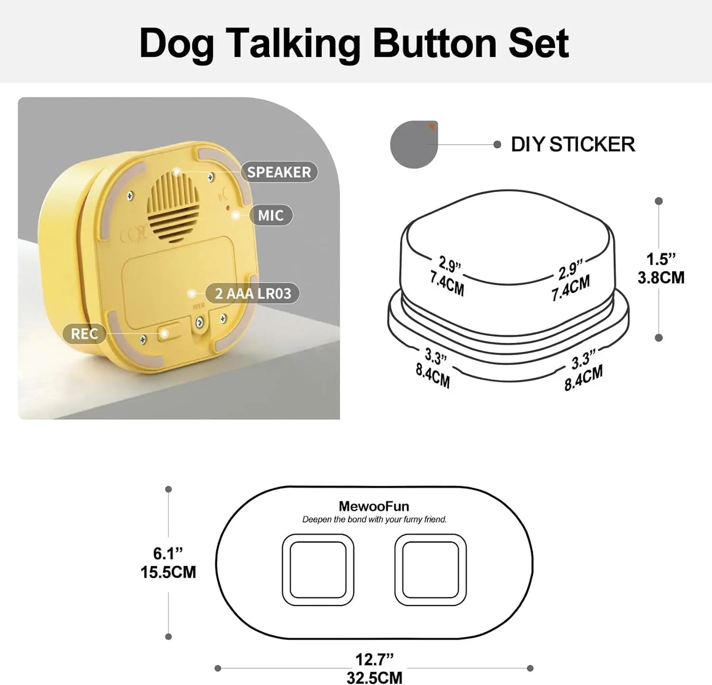 Interactive Dog Buttons for Communication