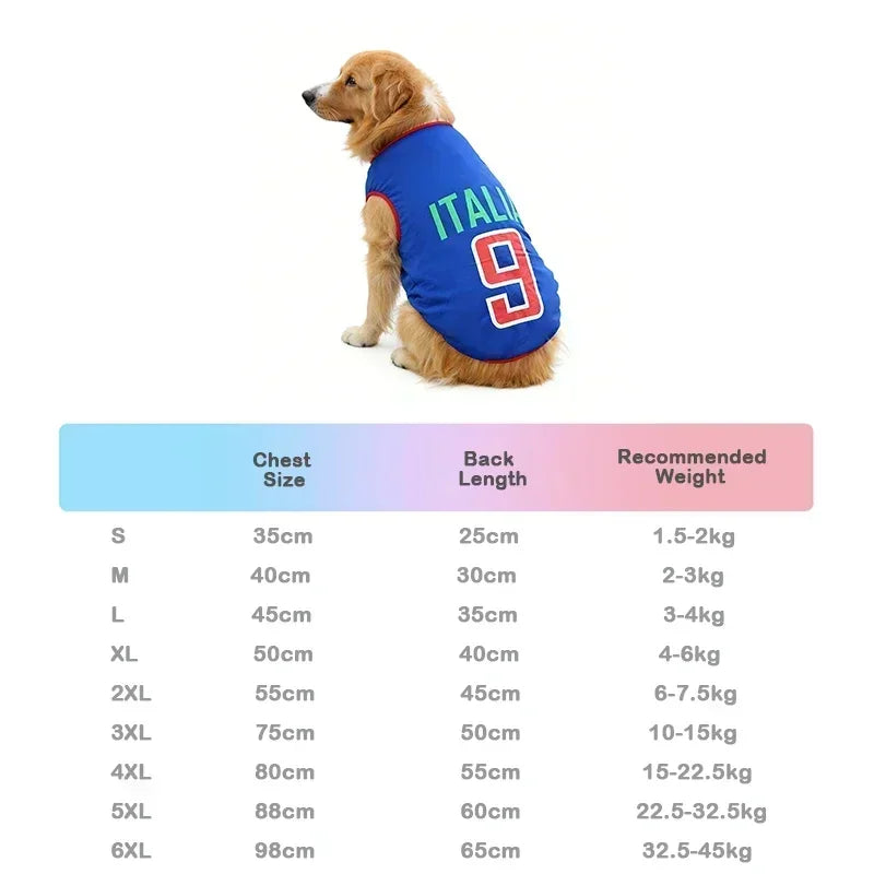 Pet World Cup National Team Jersey