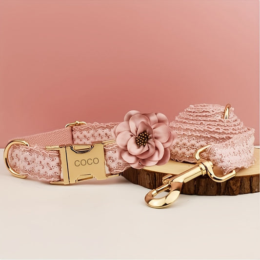 3pcs Customizable Pet Dog Wedding Necklace Set