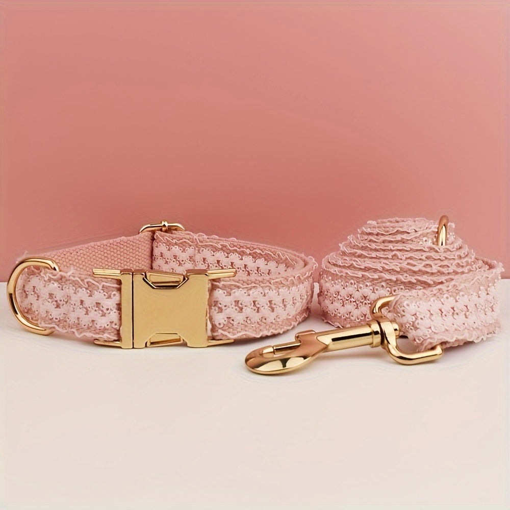 3pcs Customizable Pet Dog Wedding Necklace Set