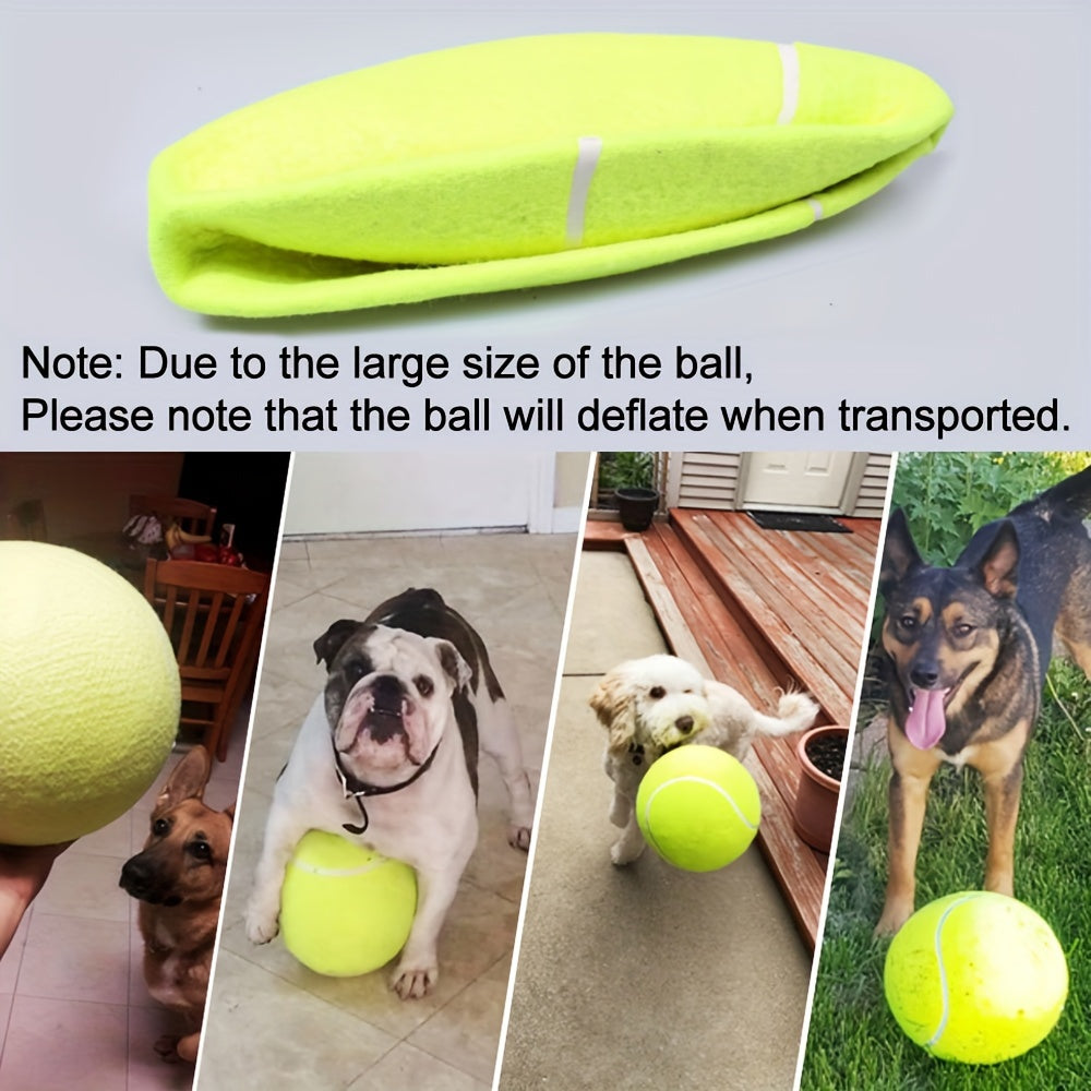 1pc Interactive Giant 9.5" Dog Tennis Ball