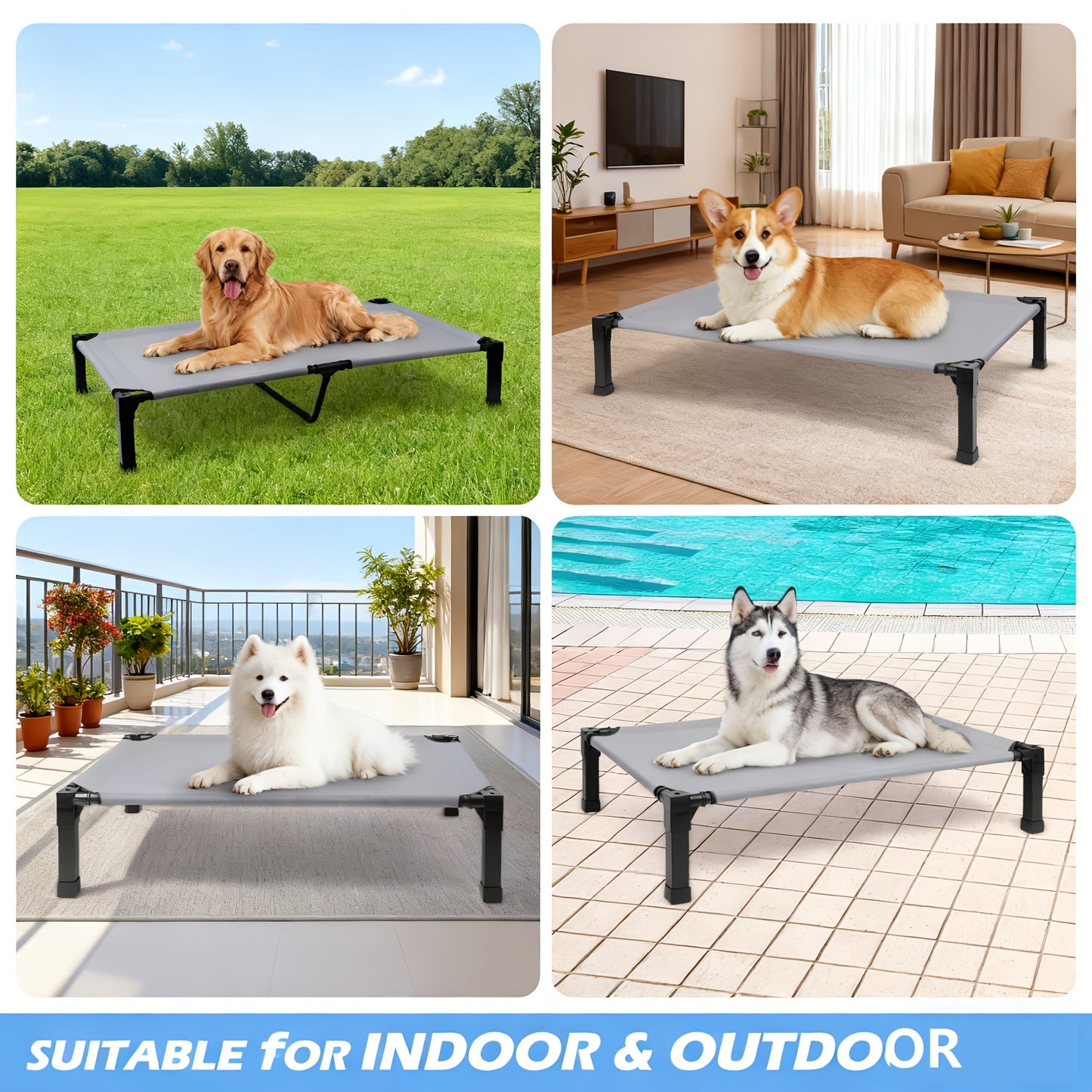 Cooling Elevated Dog Bed