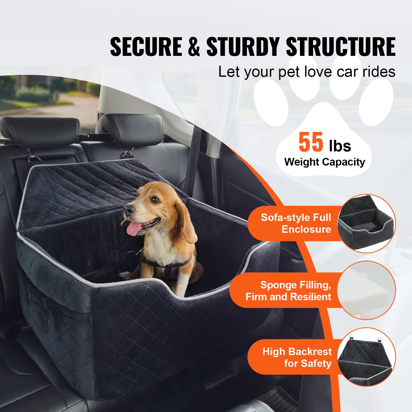 Dog Booster Car Seat