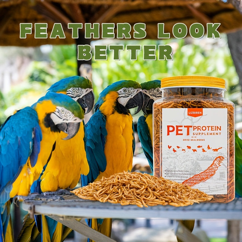 9oz Dry Breadworm Larvae Bird Feed Rich In High protein